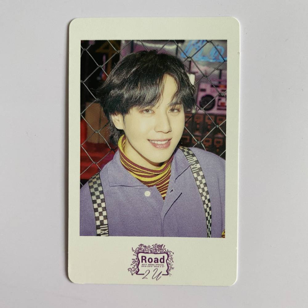 GOT7 ARENA SPECIAL 2018-2019 'ROAD 2 U' POLAROID PHOTOCARD (BLUE)